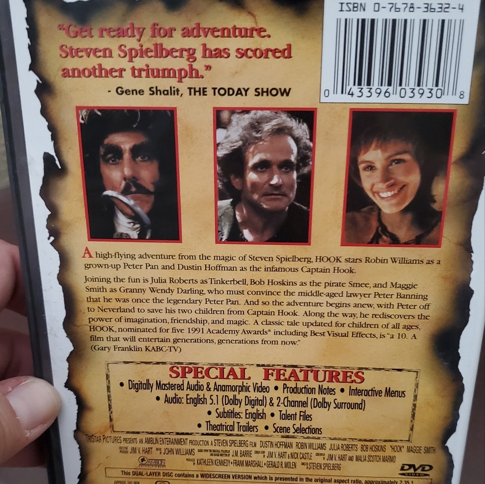 Hook DVD - Picture 2 of 4